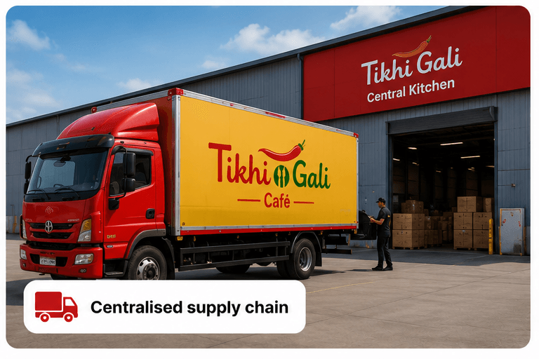 Centralised supply chain